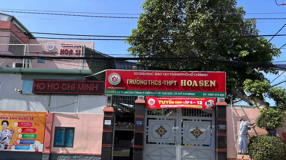 Giải quyết chỗ học cho 700 học sinh vì cơ sở hoạt động không phép