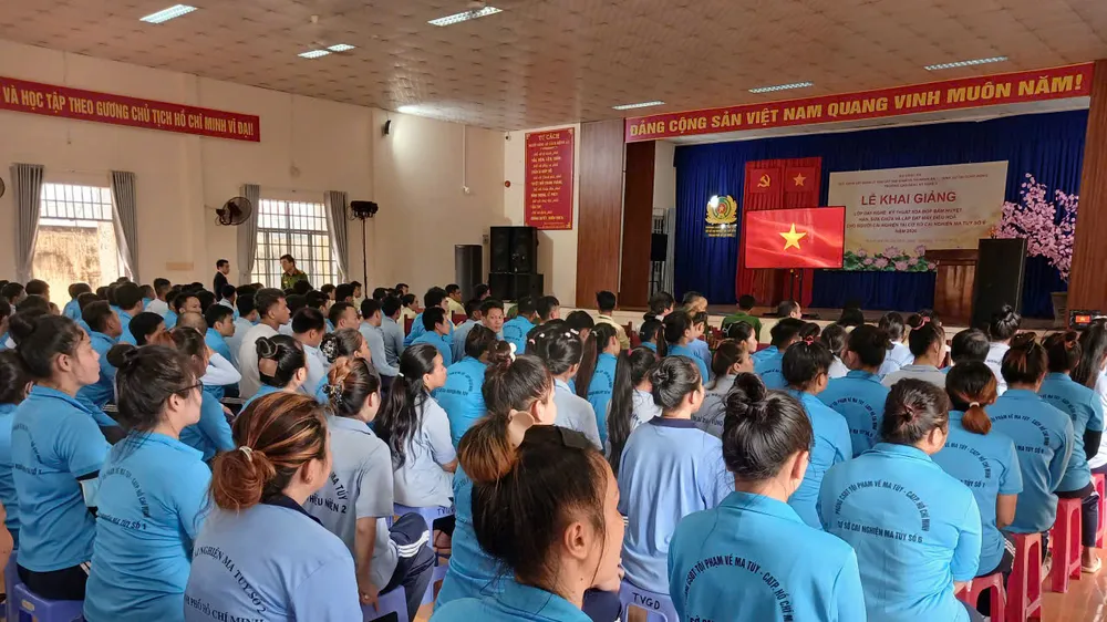 Khóa đào tạo nghề cho đối tượng đặc thù theo chỉ đạo của Bộ Công an ở hai cơ sở tại TPHCM và TP Đồng Nai