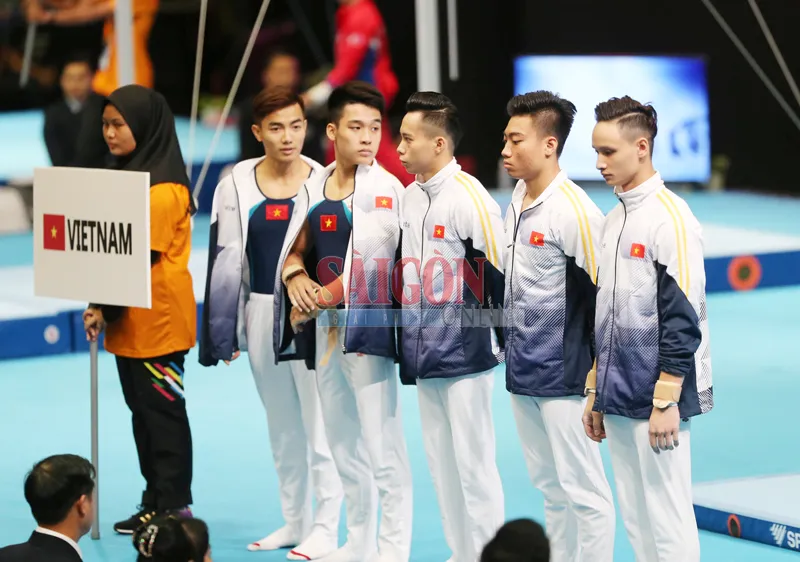Đội nam TDDC bảo vệ thành công ngôi vô địch SEA Games. Ảnh: DŨNG PHƯƠNG
