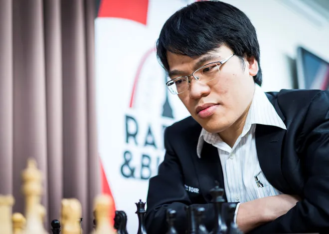 Lê Quang Liêm đã thua tại vòng 2 World Cup cờ vua năm nay. Nguồn: GCT