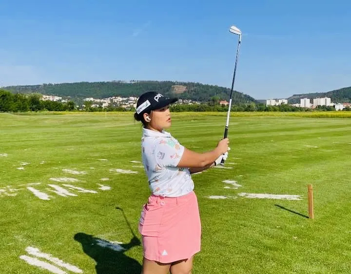 Tay golf Thảo My đang thi đấu tại châu Âu thời điểm hiện tại và sẽ dự giải đồng đội châu Á-Thái Bình Dương ở Indonesia trong tháng 8. Ảnh: H.T