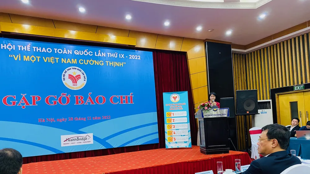 Đại hội thể thao toàn quốc lần 9-2022 có số người tham dự kỷ lục. Ảnh: MINH CHIẾN