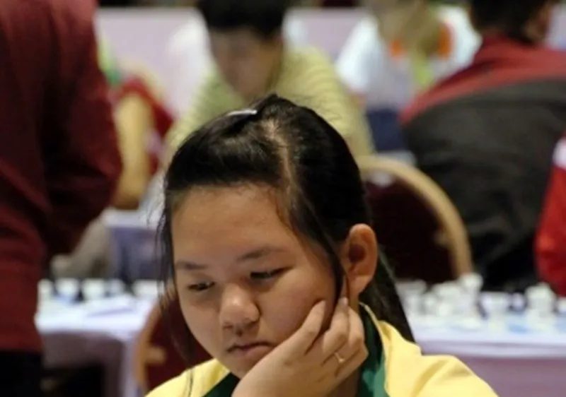 Thùy Dương đã giành HCV cờ chớp cá nhân nữ cho TPHCM. Ảnh: ChessVN