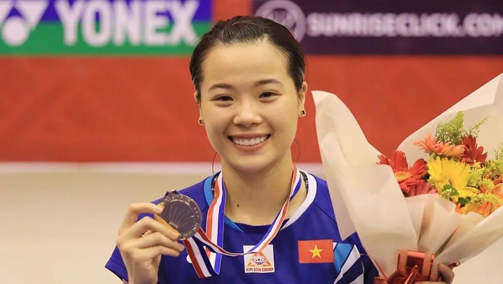 Thùy Linh là một trong những gương mặt nổi bật của cầu lông Việt Nam trong năm 2022. Ảnh: DŨNG PHƯƠNG