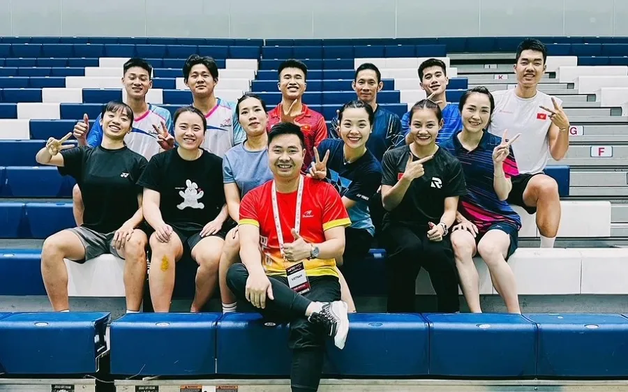 Đội cầu lông Việt Nam tại Thái Lan lúc này. Ảnh: BẰNG ĐỨC