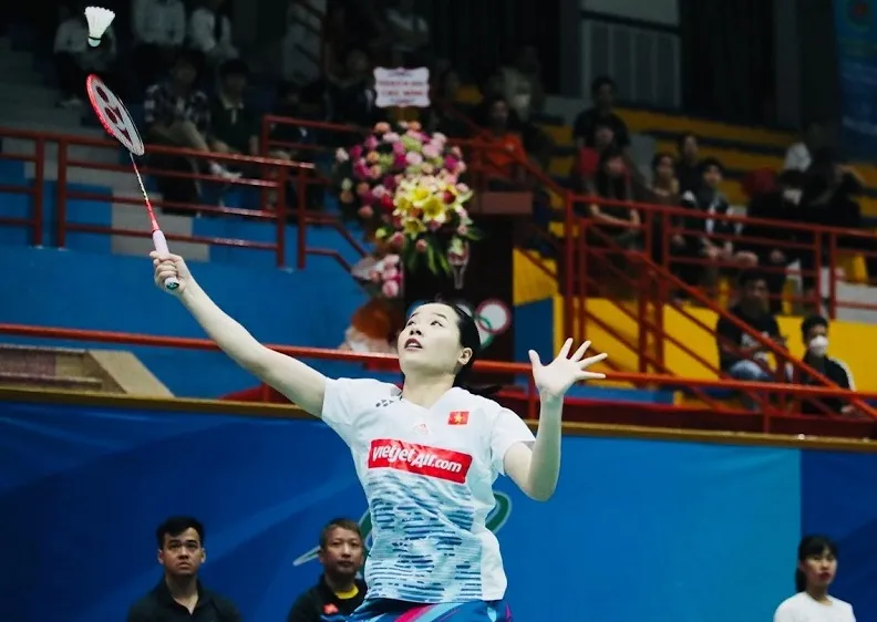 Hạt giống số 2 Nguyễn Thùy Linh đã có chiến thắng trong trận ra quân giải Challenge Việt Nam 2023. Ảnh: LÂM THỎA.VNE