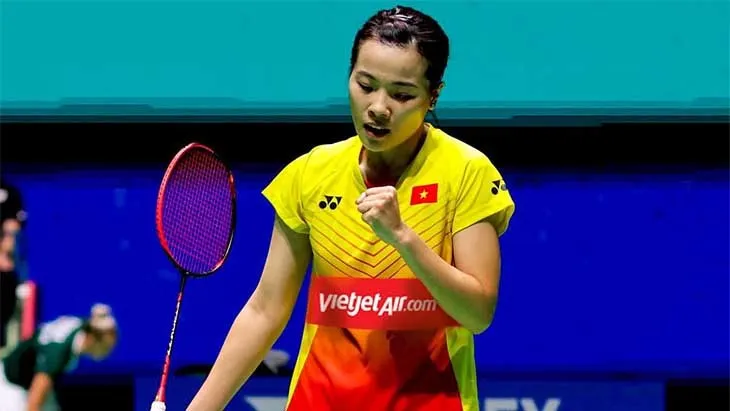 Thùy Linh đã lọt vào bán kết đơn nữ giải Challenge Việt Nam 2023. Ảnh: NHẬT ANH