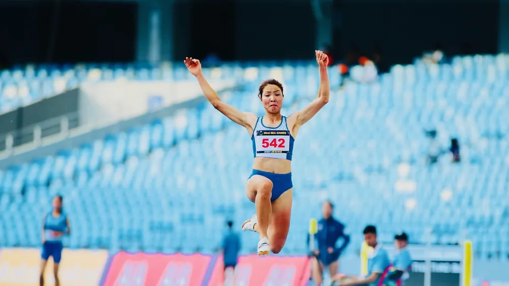 Bùi Thị Thu Thảo đã nỗ lực tại SEA Games 32 và có được tấm HCB. Ảnh: DŨNG PHƯƠNG