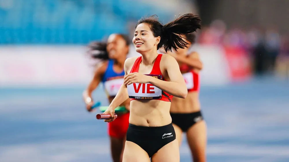 Tuyển thủ Nguyễn Thị Huyền sẽ thi đấu nội dung 400m rào sở trường trong ngày 11-5. Ảnh: DŨNG PHƯƠNG