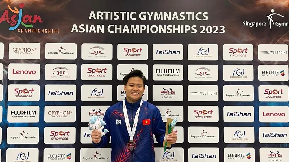 Khánh Phong đã có tấm HCB giải vô địch châu Á 2023 và là niềm hy vọng huy chương ASIAD 19-2022 của thể thao Việt Nam. Ảnh: KHÁNH PHONG