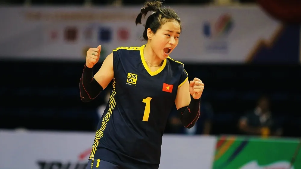 Libero Thanh Liên được tập trung trở lại đội tuyển bóng chuyền nữ Việt Nam. Ảnh: DŨNG PHƯƠNG