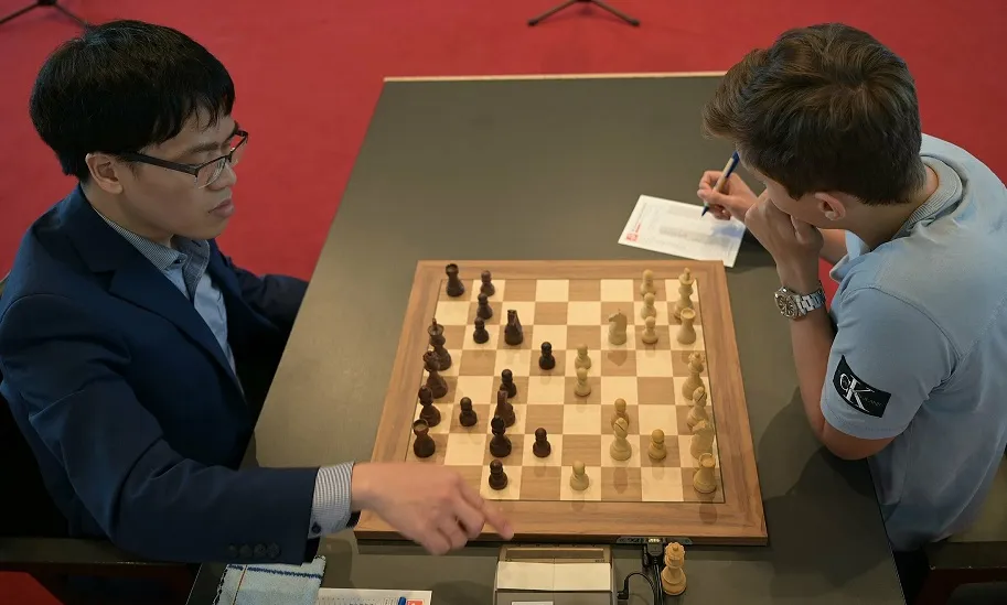 Đại kiện tướng Lê Quang Liêm được kì vọng thi đấu tốt tại World Cup 2023. Ảnh: BIELCHESS