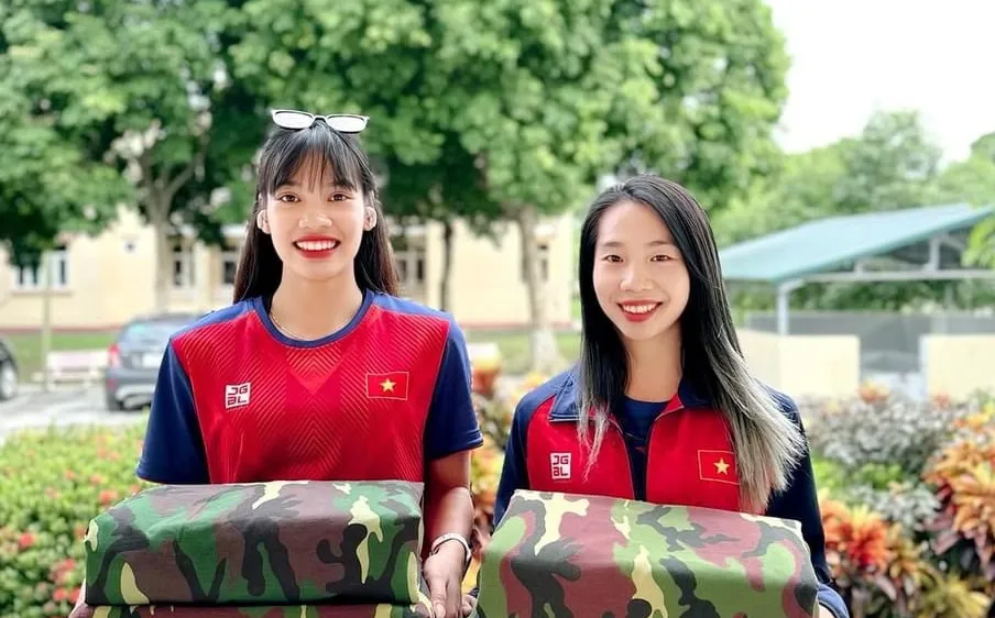 VĐV dự giải điền kinh vô địch quốc gia 2023 sẽ được sống trong môi trường quân ngũ. Ảnh: N.T.HẰNG