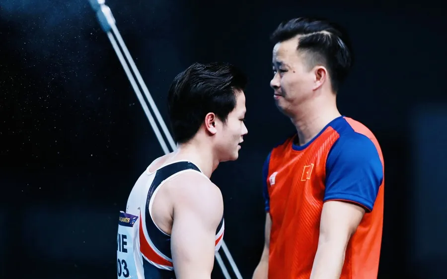 Khánh Phong và HLV Trương Minh Sang sẽ đồng hành tại Ai Cập tới đây. Ảnh: DŨNG PHƯƠNG