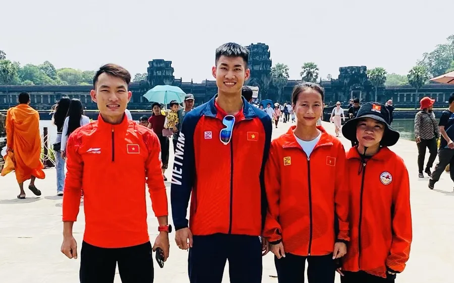 Các tuyển thủ marathon của điền kinh Việt Nam tại SEA Games 32 sẽ thi đấu ở Phú Yên tới đây. Ảnh: MINH MINH 