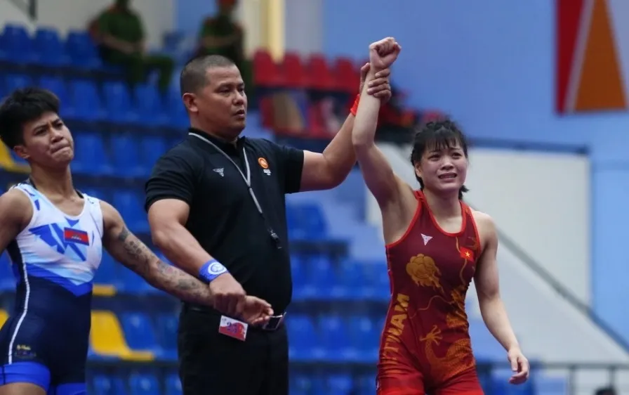 Tuyển thủ Nguyễn Thị Xuân sẽ bước vào giải vòng loại Olympic để nỗ lực tranh tấm vé Olympic Paris (Pháp) 2024 tới đây. Ảnh: ĐOÀN TTVN