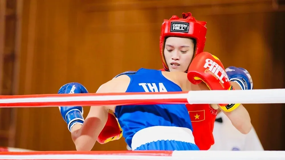 Nguyễn Thị Tâm sẽ ở danh sách dự bị của đội boxing Việt Nam tại giải vòng loại Olympic tới đây. Ảnh: DŨNG PHƯƠNG