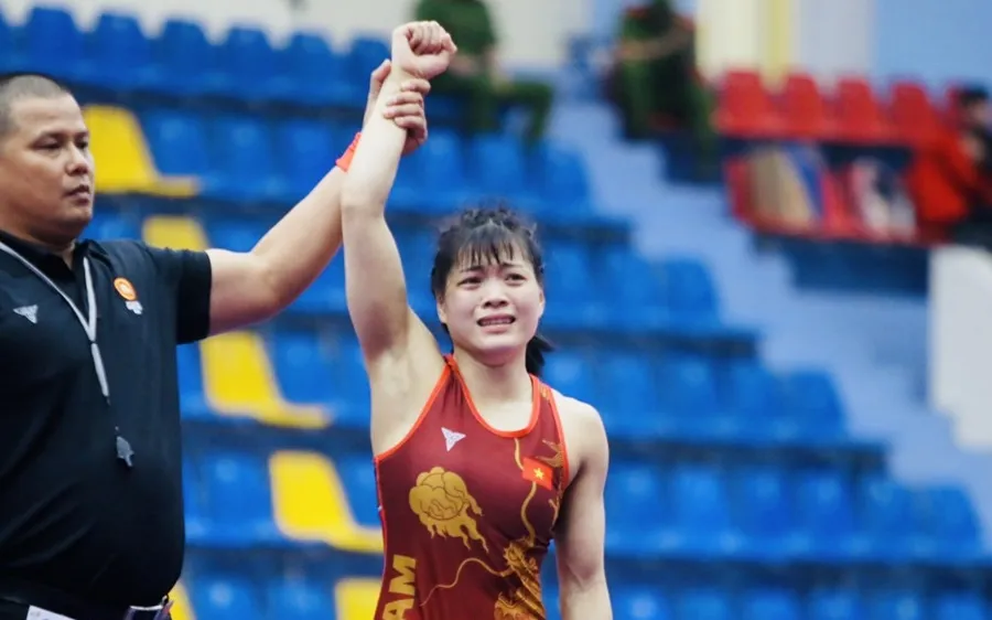 Nguyễn Thị Xuân đã không lọt được vào trận tranh suất chính thức dự Olympic Paris (Pháp) 2024 ở giải vòng loại Olympic tại Thổ Nhĩ Kỳ. Ảnh: DŨNG PHƯƠNG