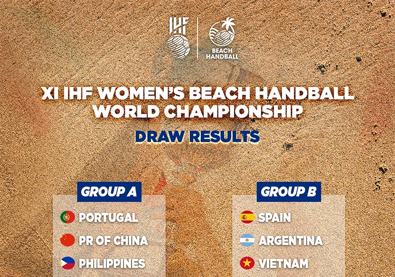 Bóng ném bãi biển nữ Việt Nam sẽ thi đấu vô địch thế giới 2024. Ảnh: IHF