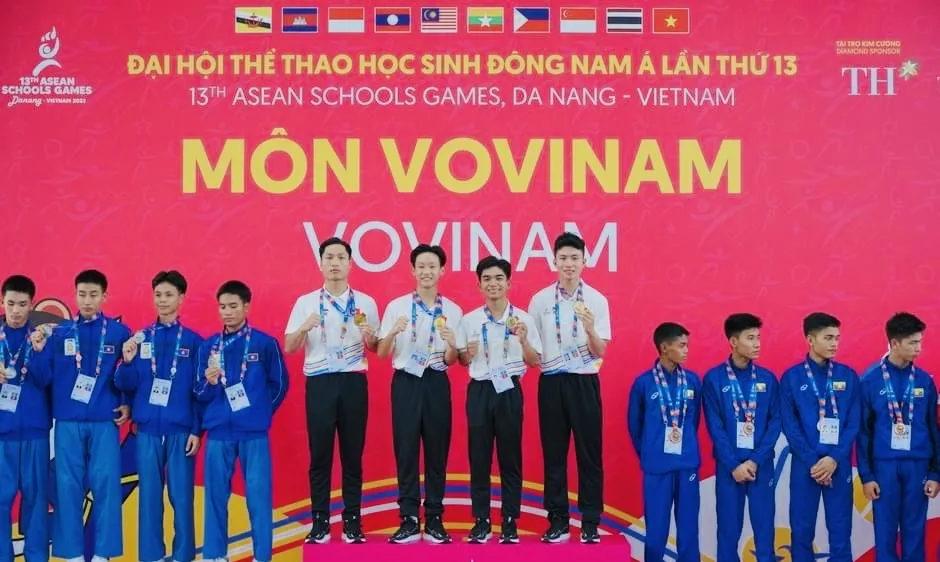 Vovinam thể thao học sinh Việt Nam đã đứng đầu môn thể thao này tại ASG 2024. Ảnh: ASG 2024