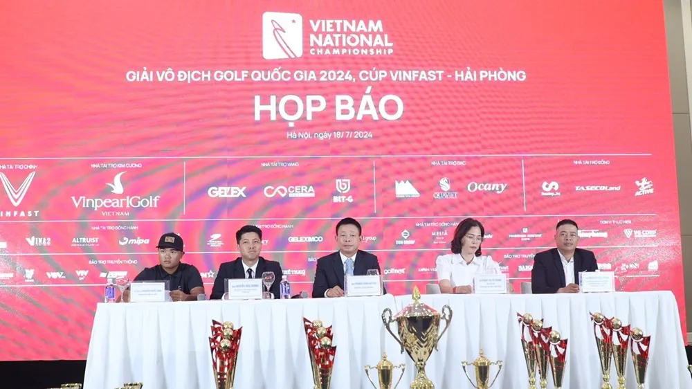 Ban tổ chức đã thông tin giải golf vô địch quốc gia 2024. Ảnh: NHƯ Ý