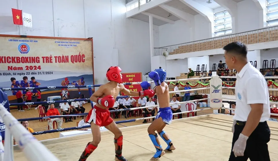 Các gương mặt trẻ của kickboxing Việt Nam sẽ tranh tài tại giải vô địch trẻ thế giới 2024. Ảnh: BVHTTDL