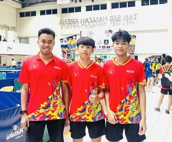 VĐV bóng bàn trẻ Việt Nam được cơ hội dự Trại tập huấn chuyên môn và thi đấu giải thuộc hệ thống WTT. Ảnh: VTTF