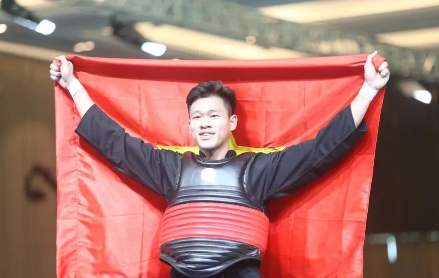 Tấn Sang giữ vững được chuyên môn và giành HCV ở giải vô địch quốc gia 2024. Ảnh: DŨNG PHƯƠNG