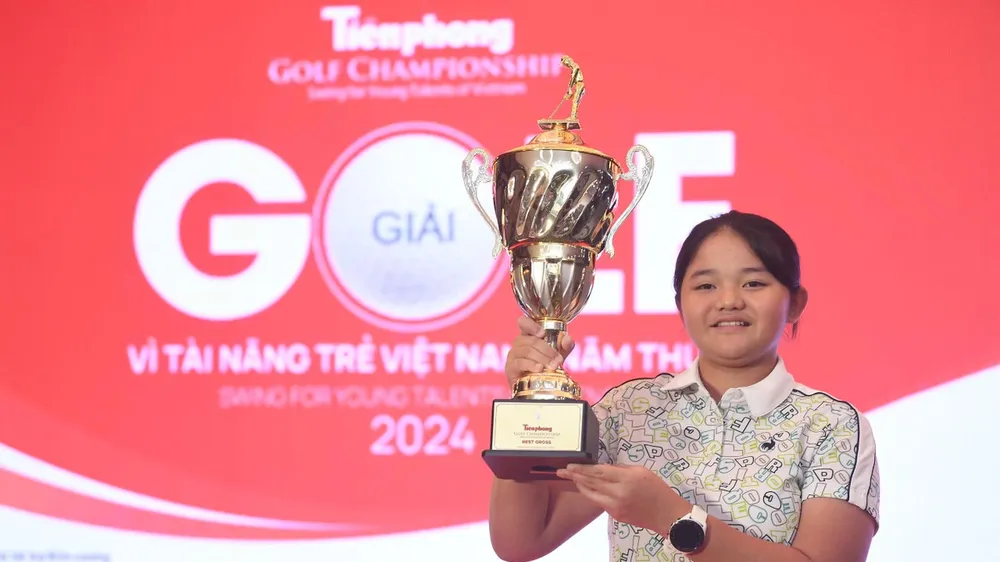 Golf thủ trẻ Nguyễn Bảo Châu vô địch giải đấu quan trọng ở tuổi 12. Ảnh: NHƯ Ý