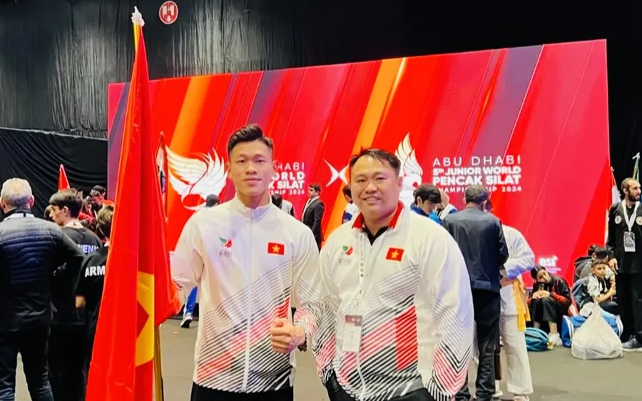 Tuyển thủ Nguyễn Tấn Sang giành được kết quả HCV cho mình tại giải vô địch thế giới 2024. Ảnh: T.SANG