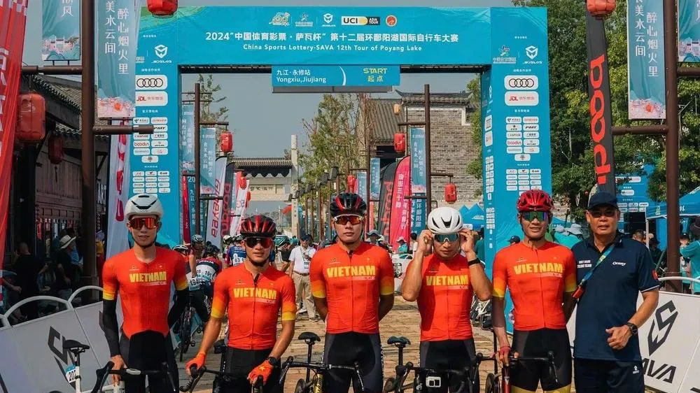 Cua-rơ của xe đạp đường trường Việt Nam sẽ tiếp tục thi đấu giải Tour of Thailand 2025 tới đây. Ảnh: GIA MẪN