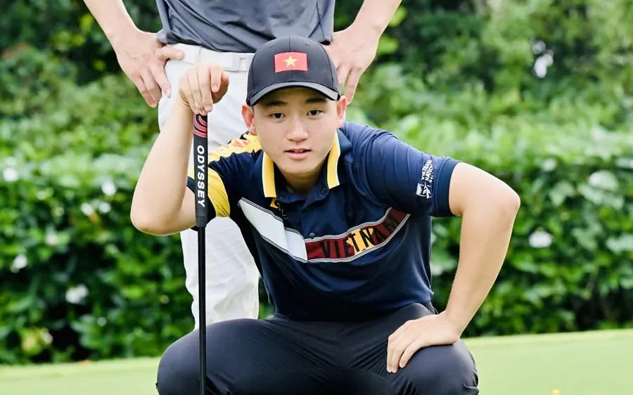 Nguyễn Anh Minh đang giữ hạng 53 trên bảng xếp hạng golf nghiệp dư thế giới. Ảnh: VGA