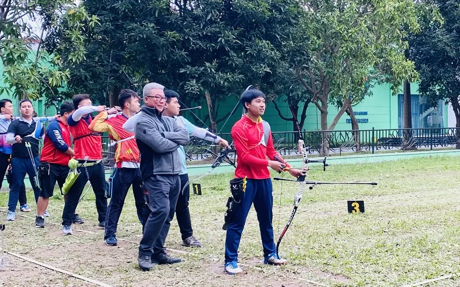 Bắn cung Việt Nam sẽ tuyển chọn kỹ lưỡng tuyển thủ sau đợt kiểm tra nội bộ về chuyên môn. Ảnh: MINH MINH
