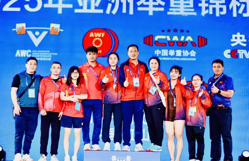 Cử tạ Việt Nam sẽ tập trung chuẩn bị chuyên môn đối với nhóm hạng cân quan trọng từ sau giải vô địch châu Á 2025. Ảnh: NGUYỄN HUY