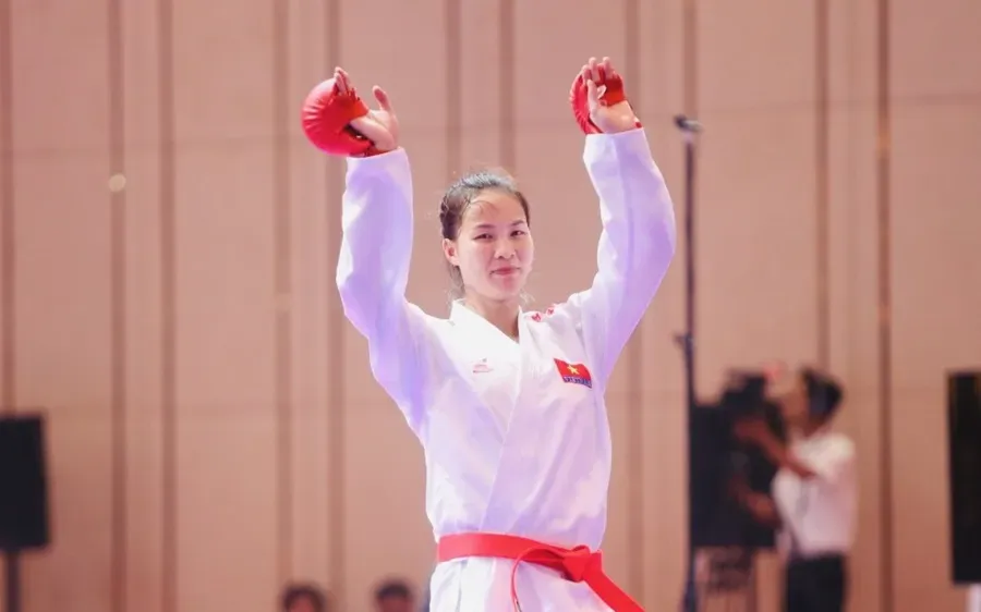 Tuyển thủ karate Việt Nam tự tin chuẩn bị chuyên môn để thi đấu giải vô địch châu Á 2025. Ảnh: DŨNG PHƯƠNG