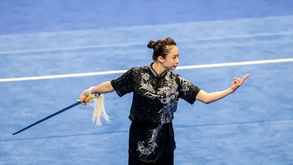 Tuyển thủ Dương Thúy Vi có suất tham dự World Games 2025 và đứng trước cơ hội bảo vệ tấm HCV đã có từ năm 2022. Ảnh: DŨNG PHƯƠNG