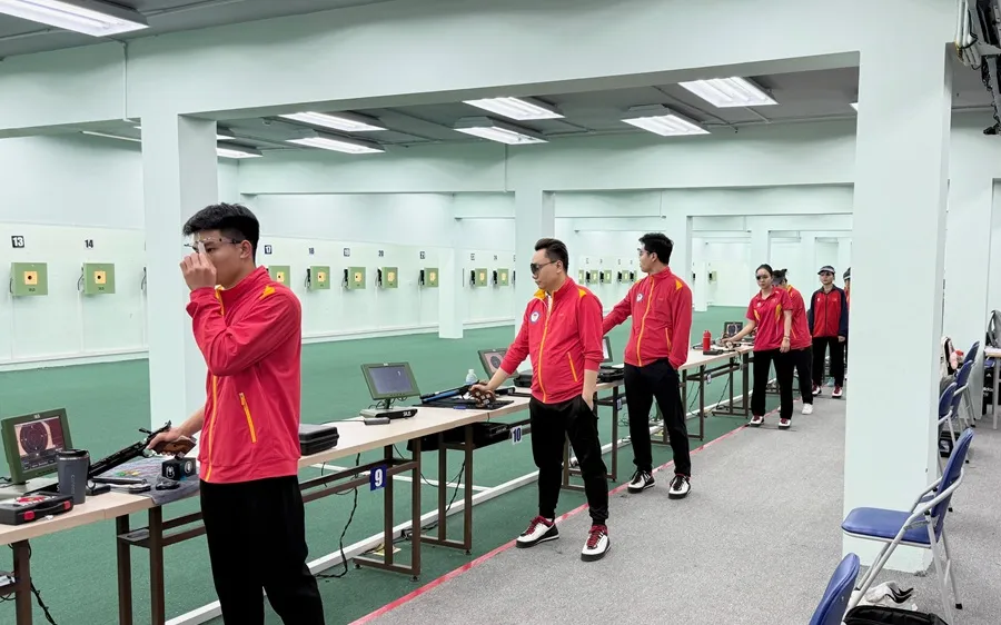 Bắn súng là môn đã có nội dung từng giành HCV Olympic cho thể thao Việt Nam nên vẫn được đầu tư tập trung nhất. Ảnh: MINH MINH