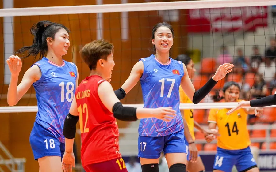 Đội tuyển bóng chuyền nữ Việt Nam đang tự tin chuẩn bị chuyên môn sẵn sàng dự giải vô địch thế giới 2025. Ảnh: AVC