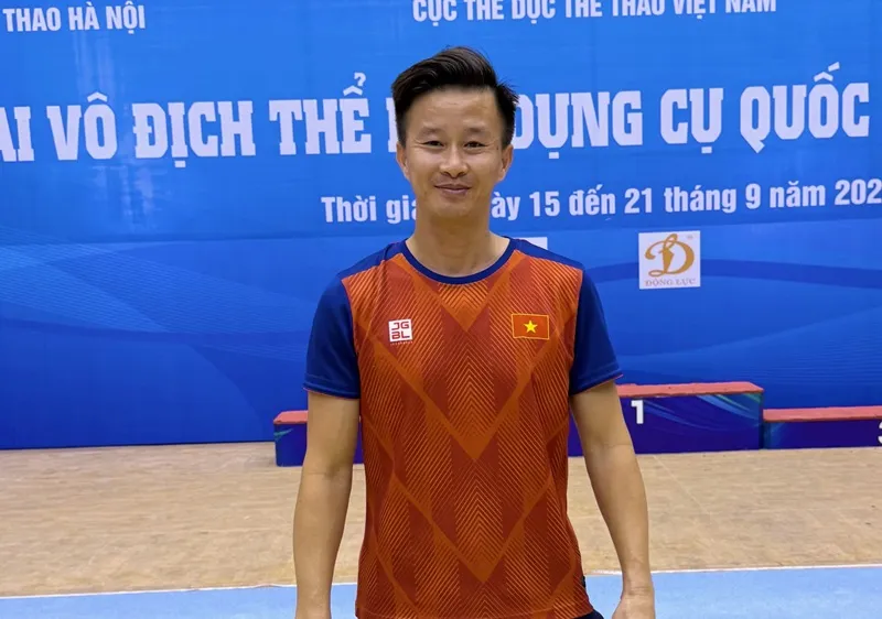 HLV Trương Minh Sang tin tưởng đội TDDC TPHCM sẽ có sự chuẩn bị kỹ cho Đại hội thể thao toàn quốc 2026. Ảnh: MINH CHIẾN