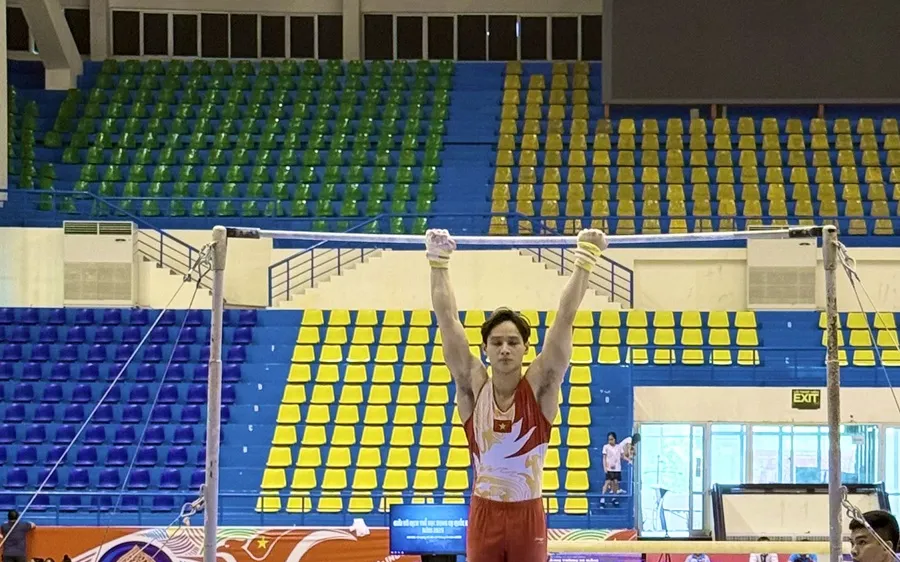 Đinh Phương Thành vẫn là 1 trong những VĐV tiêu biểu của TDDC Việt Nam trên đấu trường SEA Games. Ảnh: MINH CHIẾN
