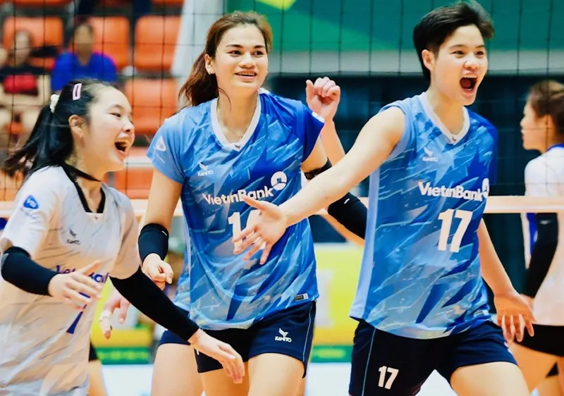 Ngân hàng Công Thương tiếp tục thi đấu tại lượt trận thứ 3 của giải. Ảnh: DŨNG PHƯƠNG