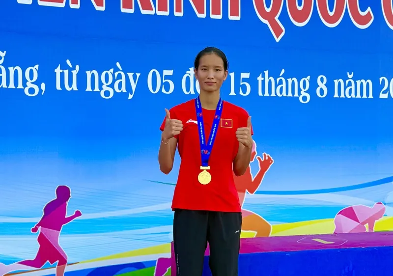 Tuyển thủ Dương Thị Thảo sẽ tập huấn Trung Quốc để chuẩn bị cho SEA Games 33-2025. Ảnh: MINH CHIẾN