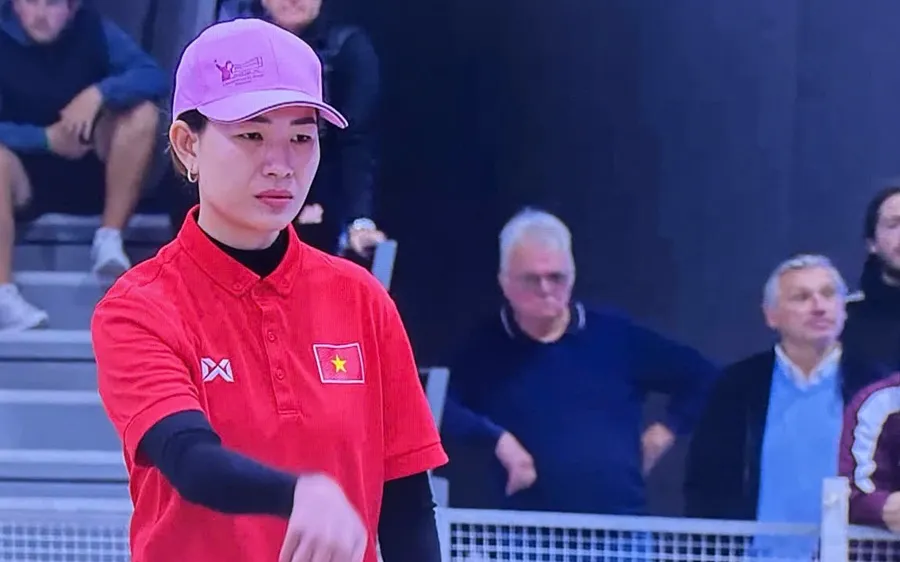 Bi thủ Việt Nam thi đấu tại trận chung kết và có chiến thắng thuyết phục. Ảnh: ĐOÀN TUẤN