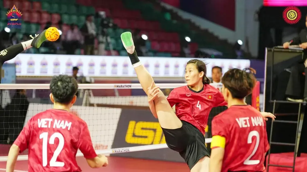 Cầu mây Việt Nam đã biết được các đối thủ của mình tại SEA Games 332-2025. Ảnh: WORLD SEPAK TAKRAW
