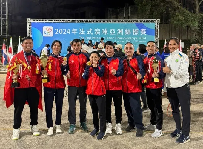 Đội tuyển bi sắt Việt Nam sẽ tham dự giải vô địch châu Á 2025 để tìm kết quả thi đấu tốt nhất như từng có ở năm 2024. Ảnh: ĐOÀN TUẤN