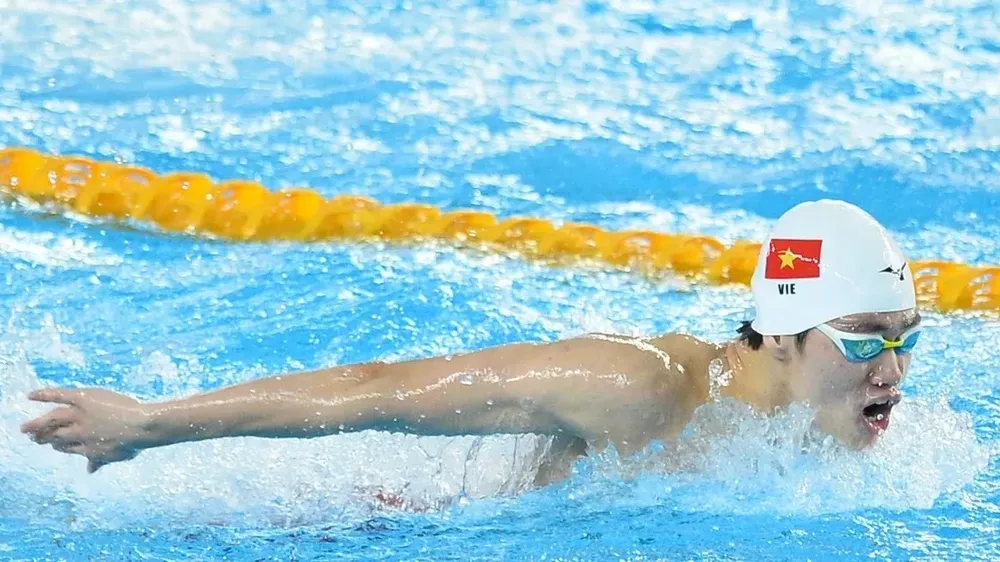 Trần Hưng Nguyên được tập huấn tại Trung Quốc để chuẩn bị SEA Games 33-2025. Ảnh: DŨNG PHƯƠNG