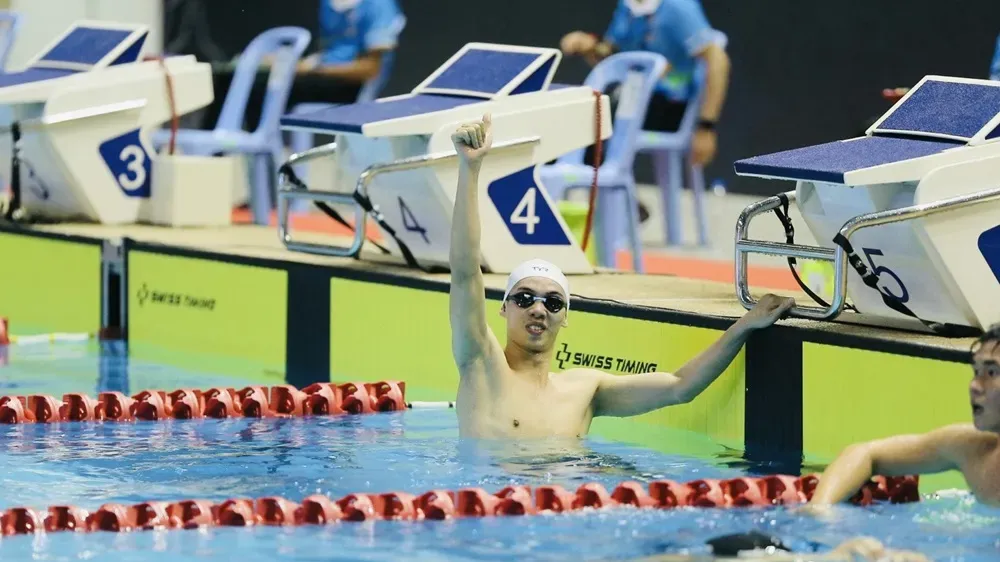 Nguyên Huy Hoàng rất quyết tâm giành kết quả cao tại SEA Games 33-2025. Ảnh: DŨNG PHƯƠNG