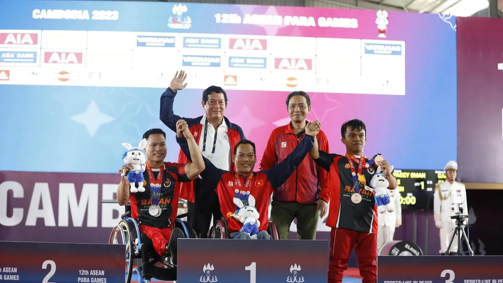 VĐV thể thao người khuyết tật Việt Nam sẽ tiếp tục chuẩn bị tham dự ASEAN Para Games 13 tại Thái Lan vào đầu năm 2026. Ảnh: THÁI DƯƠNG
