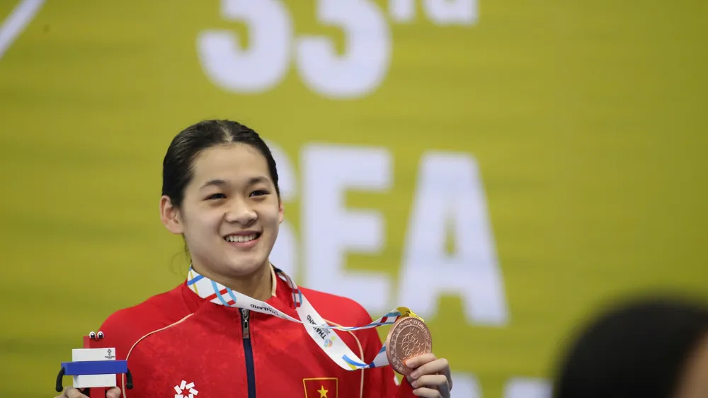 Nguyễn Thúy Hiền tiếp tục giành huy chương tại SEA Games 33-2025. Ảnh: DŨNG PHƯƠNG
