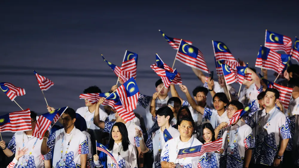 Đoàn thể thao Malaysia tại SEA Games 33-2025. Ảnh: DŨNG PHƯƠNG